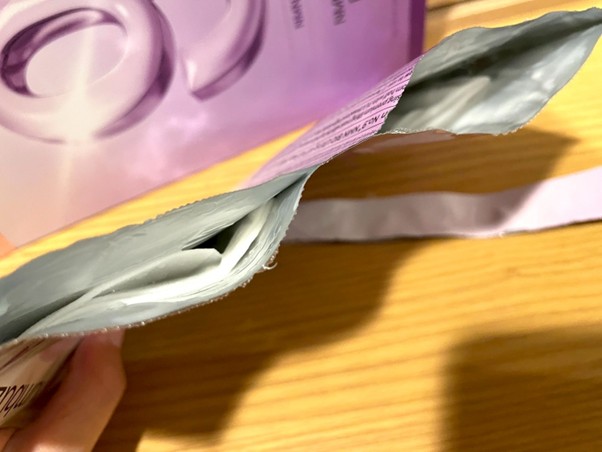 上下に分かれたマスクはどんな感じ？