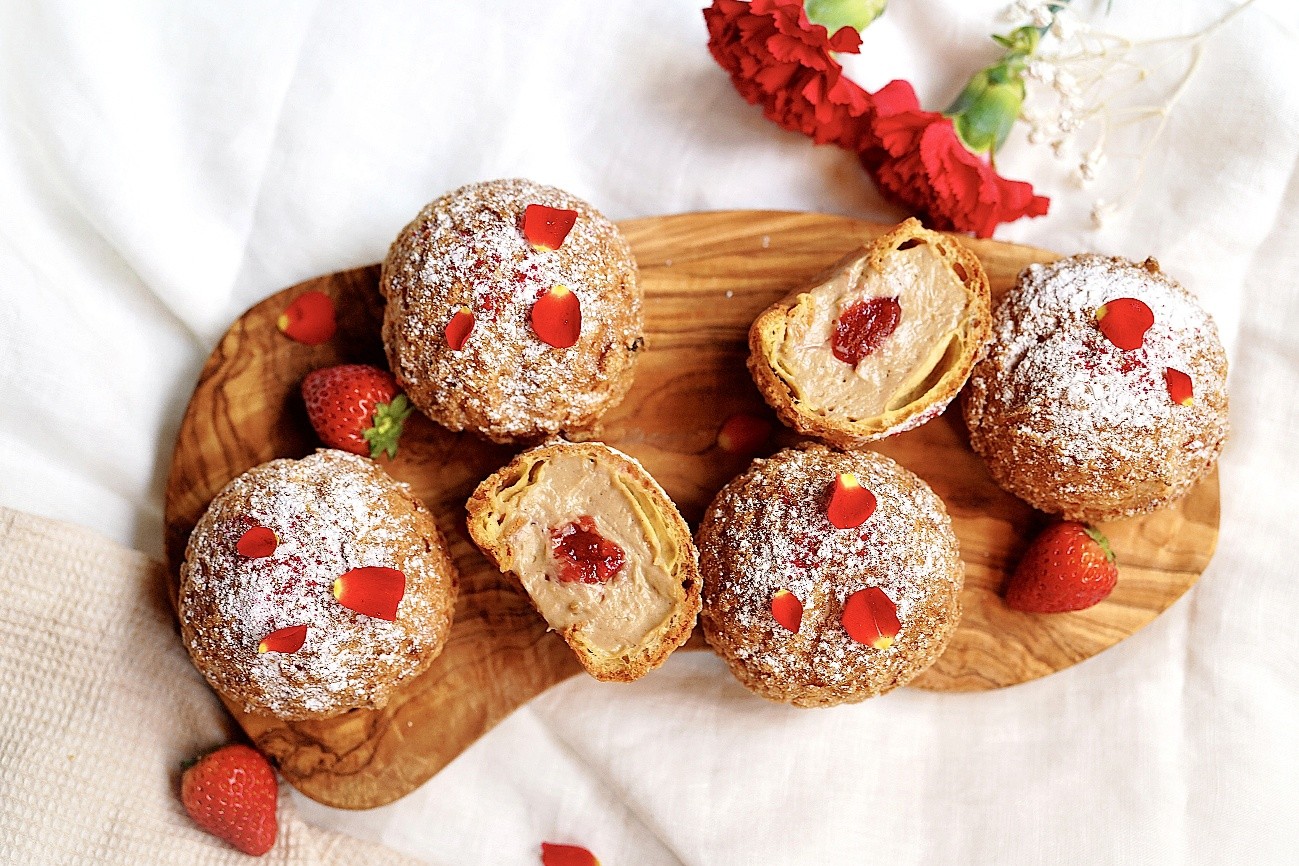 「ハイアット セントリック 銀座 東京」の母の日♡“食べられる花束”「紅茶とバラのシュークリーム」を贈ろう