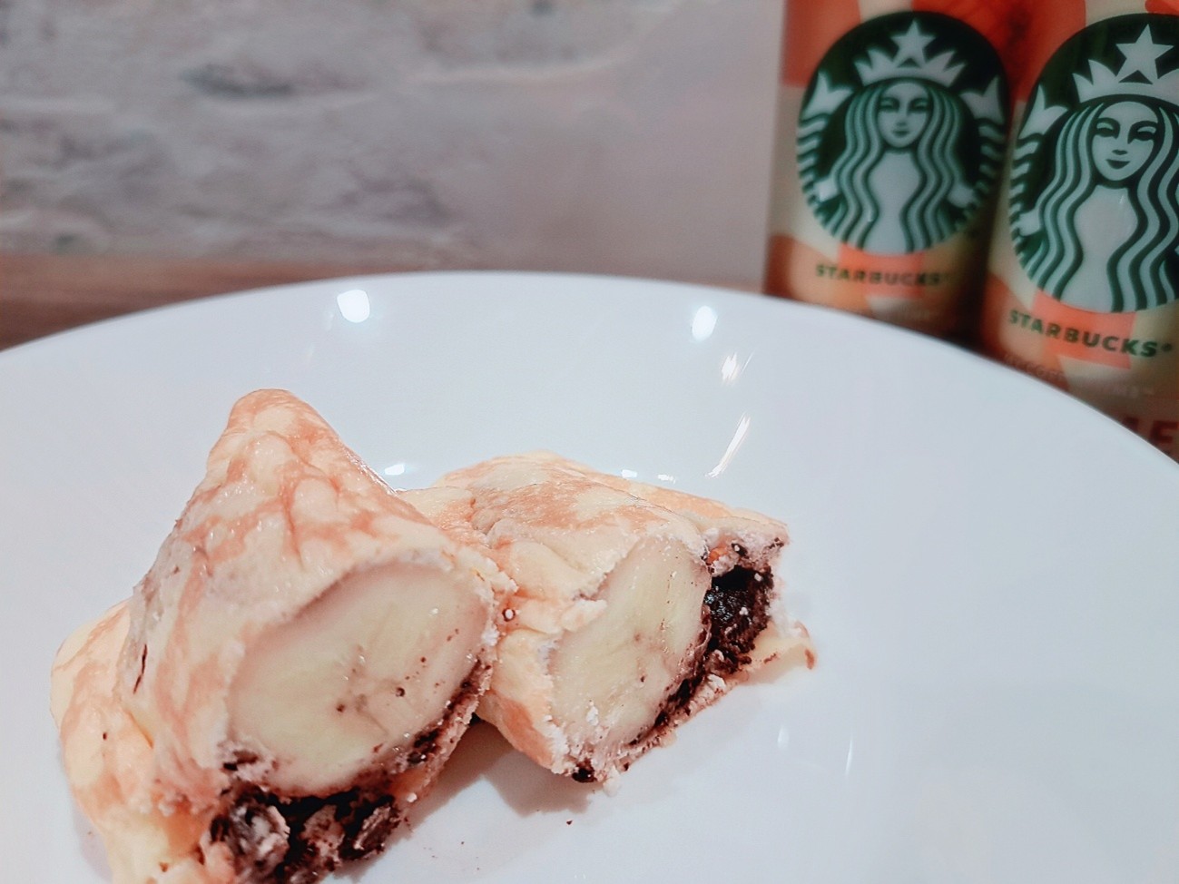 チョコバナナクレープとともに！