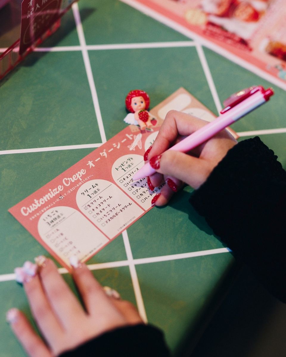 ①自分好みのクレープリー