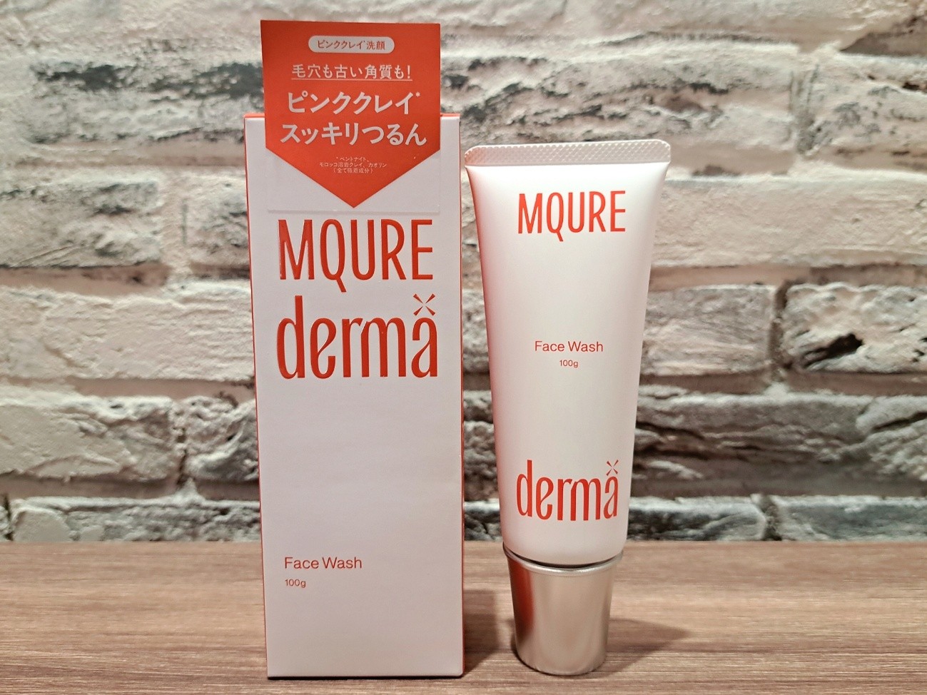 「MQURE derma× ピンククレイウォッシュ」