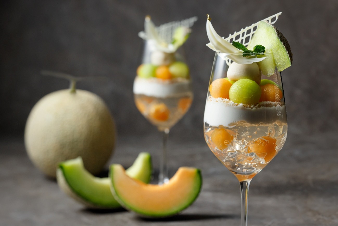 『2種メロンとジン香る 初夏の締めパフェ』概要