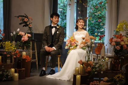 高砂をなくしたアットホームな結婚式