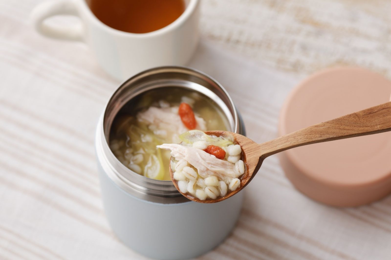 レンジで簡単！パラパラもち麦チャーハン