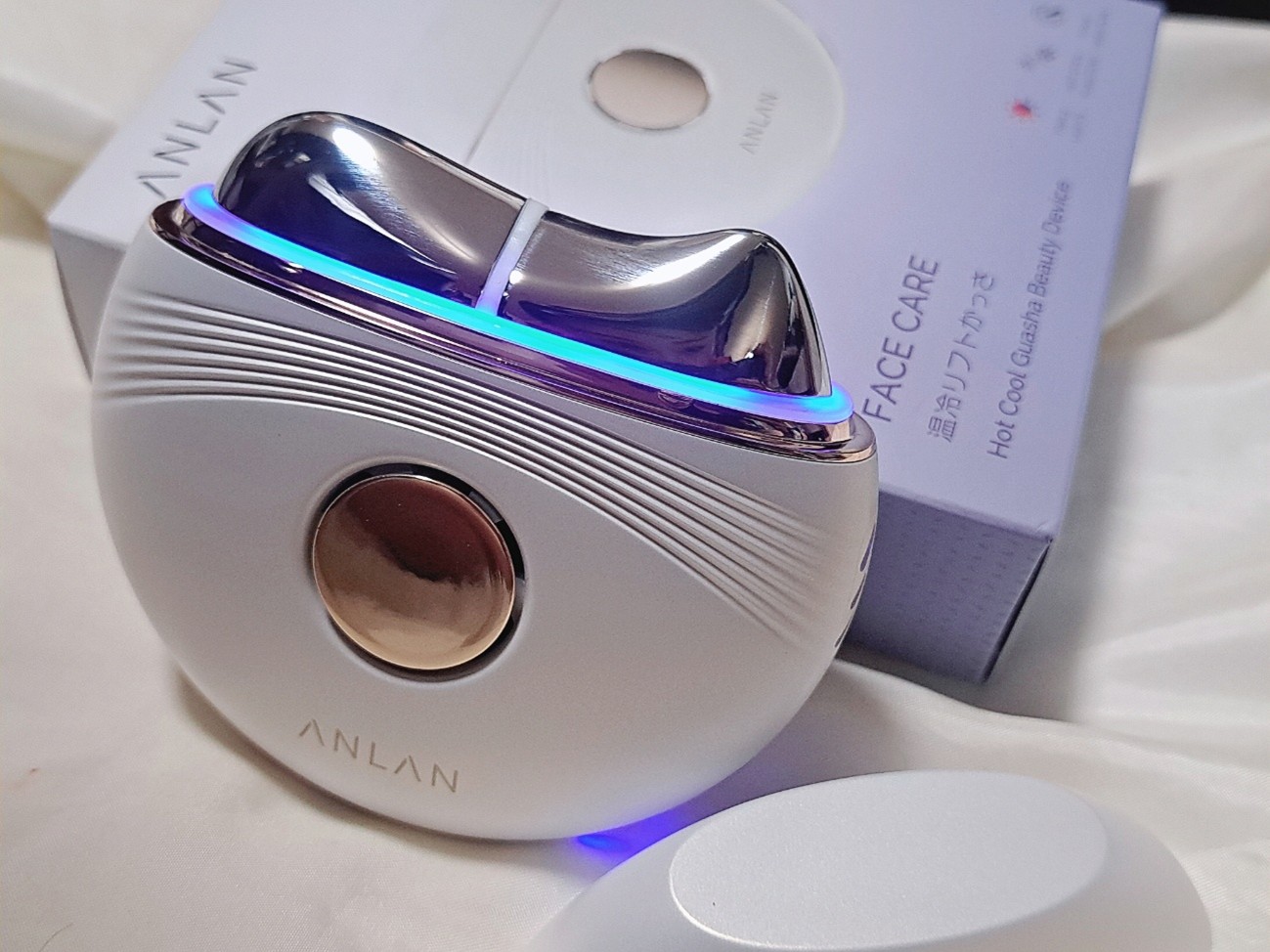 話題のANLANの優秀美顔器！5,000円台で買える、EMS＆LED機能つき「温冷リフトかっさ」がコスパ最強すぎた◎