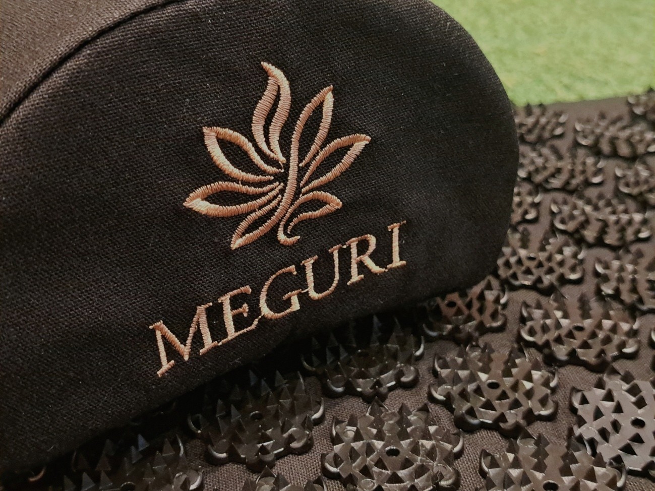 MEGURI マット&ピロー ブラック MEGURIマット& ピロー(ブラック）