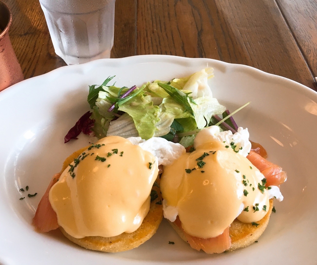 スイスチャードのエッグベネディクトのレシピ